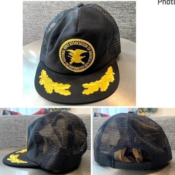 National Rifle Association Mesh Snapback Trucker Hat scrambled eggs oak leaf cap - Picture 1 of 7
